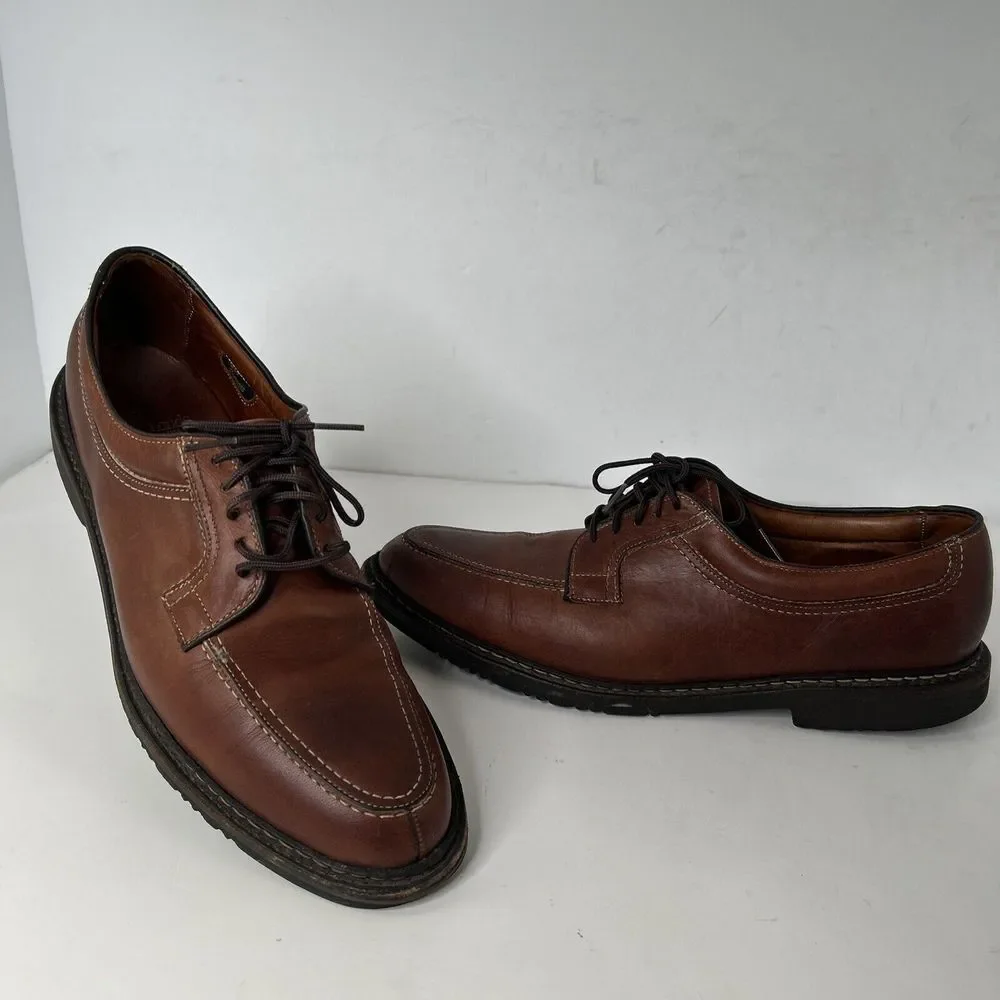 Allen Edmonds WILBERT Sz 12 Chilli‎ Men's Lace Up Leather Shoes Lug Sole 1951
